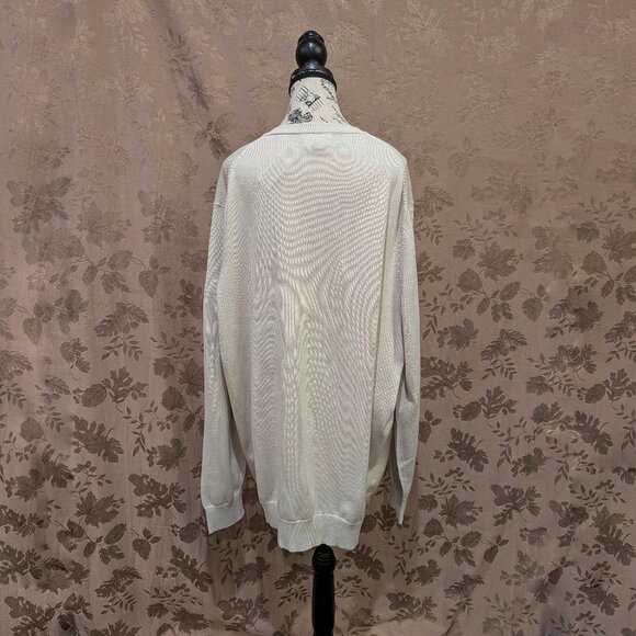 Land's End Embroidered Dog 100% Supima Cotton Sweater, Size 2XLT, New With Tags! - Picture 5 of 7